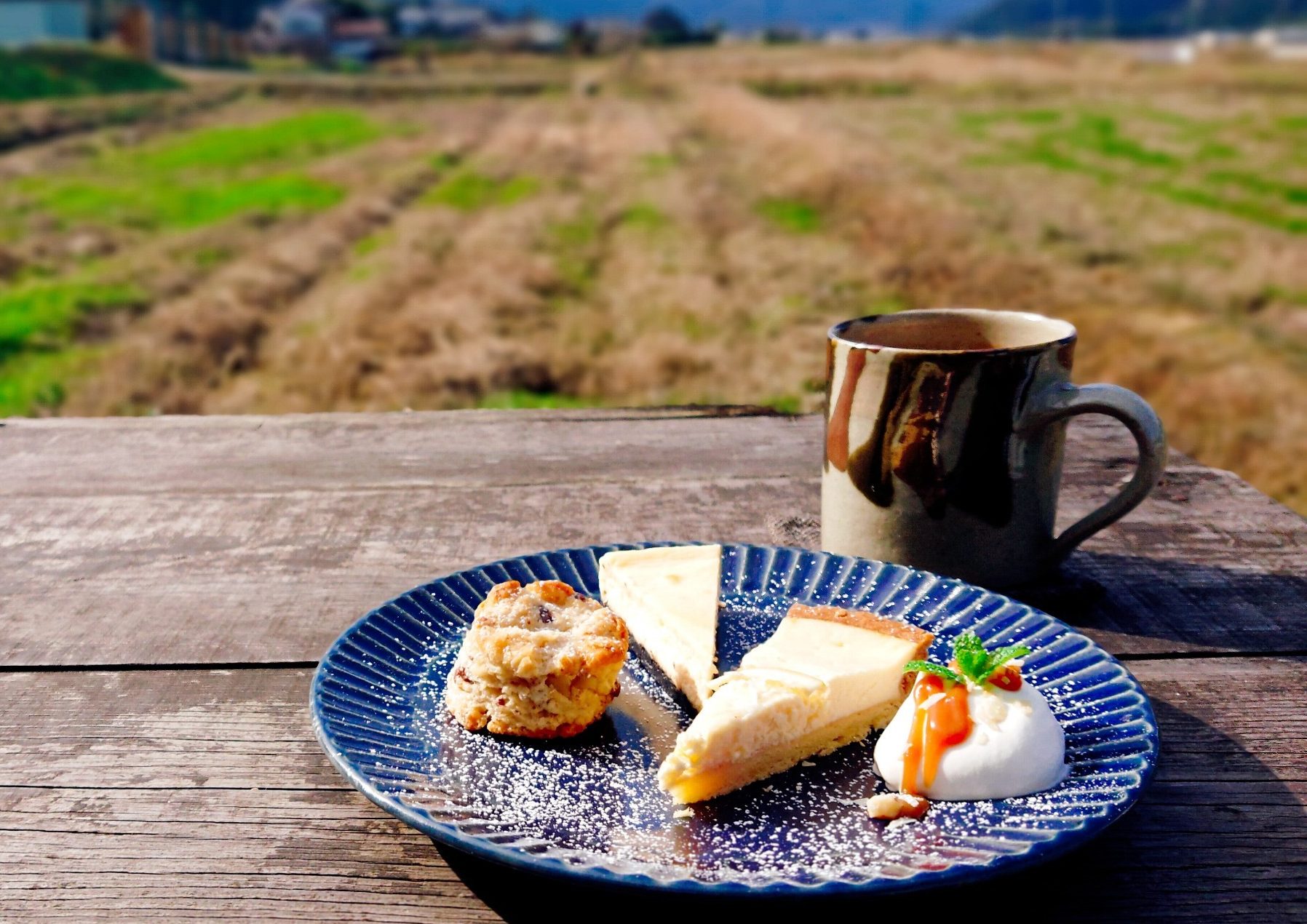 キャリー焼菓子店 篠山 丹波の大自然を一望できる 自家製チーズケーキとチャイが美味しいカフェ けんけんの関西食べある記